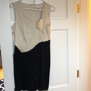 Black and cream dress